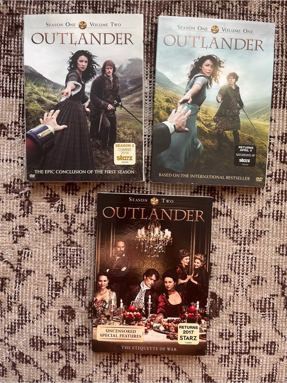 Outlander Seasons 1 and 2 DVD